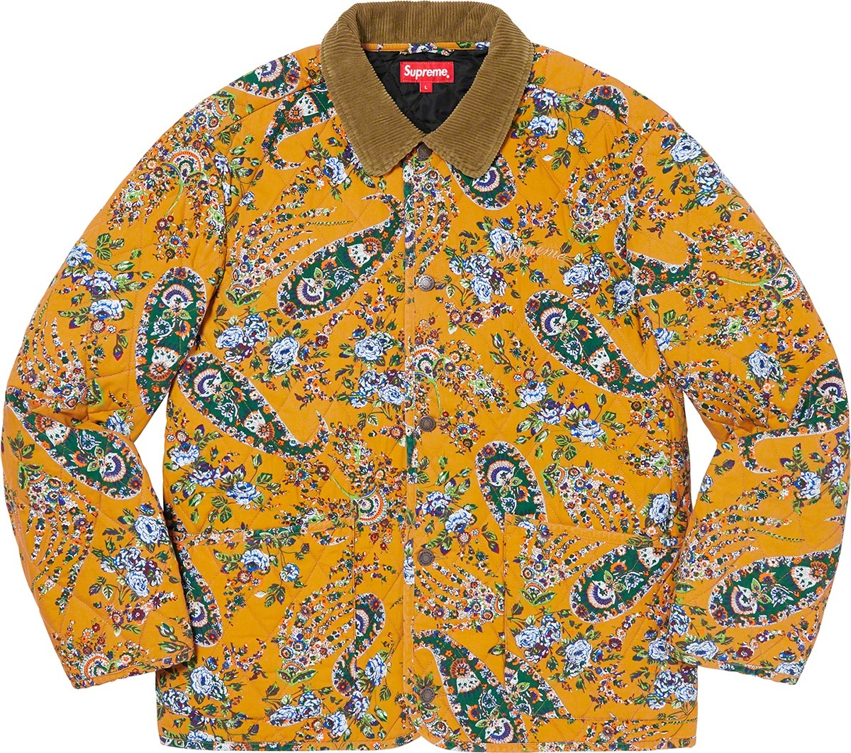 Quilted Paisley Jacket view 9